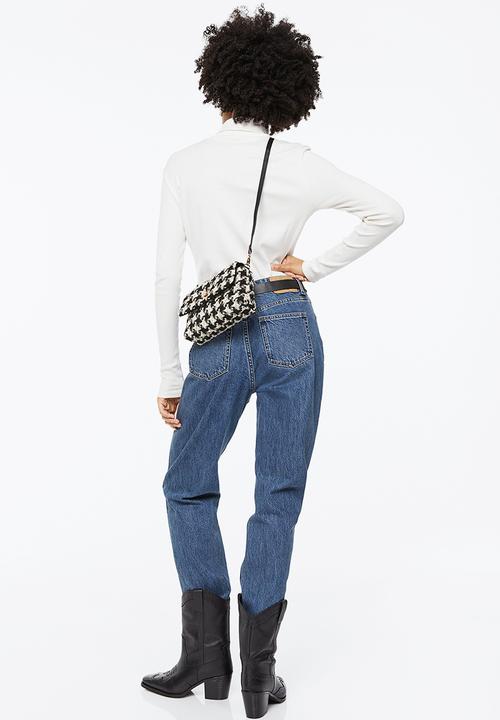H&M - Tapered high ankle jeans - denim blue