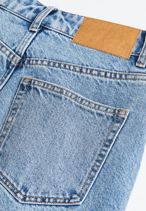 H&M - Tapered high ankle jeans - light denim blue