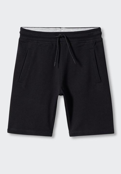 MANGO - Bermuda shorts francia - black