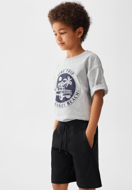 MANGO - Bermuda shorts francia - black