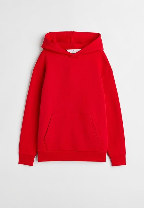 H&M - Oversized hoodie - red