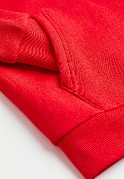 H&M - Oversized hoodie - red