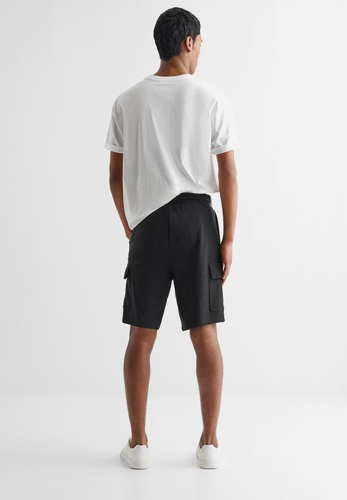 MANGO - Bermuda shorts seal - black