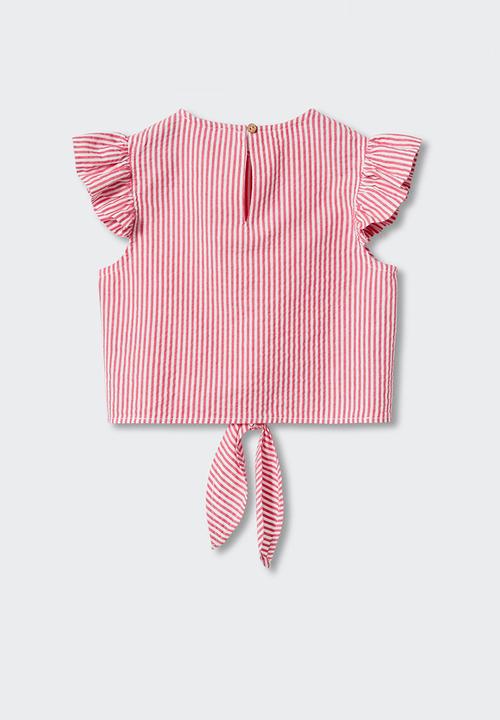 MANGO - Blouse amber - h - red