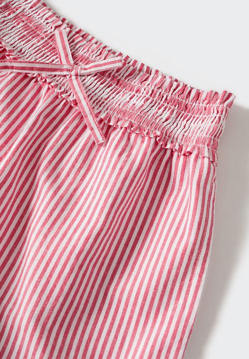 MANGO - Shorts amber- h - red