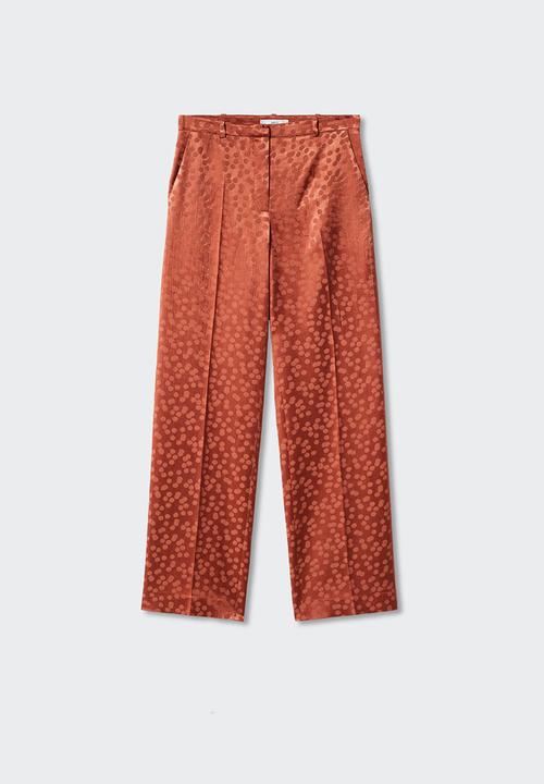 MANGO - Trouser topete - mid orange