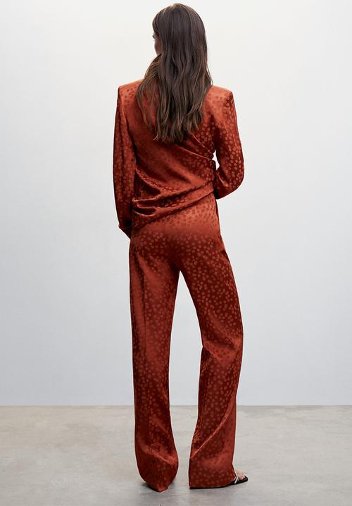 MANGO - Trouser topete - mid orange