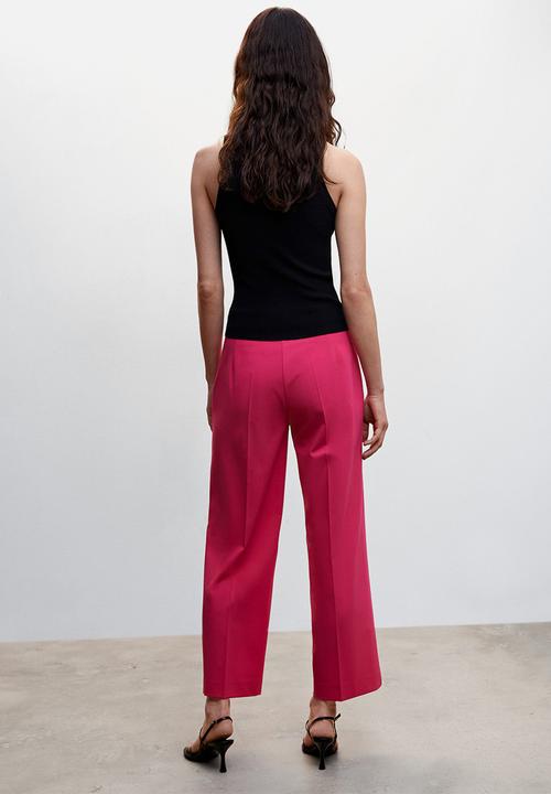 MANGO - Trousers oliver - pink