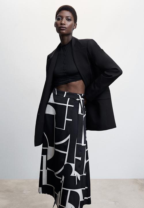 MANGO - Skirt zelda  - black