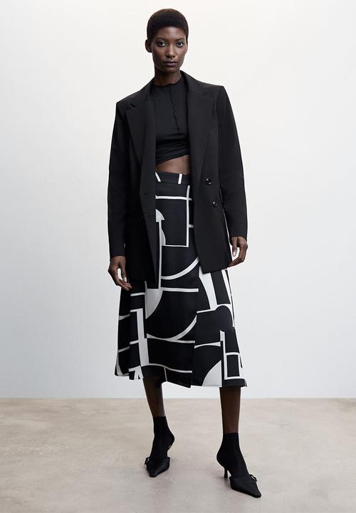 MANGO - Skirt zelda  - black