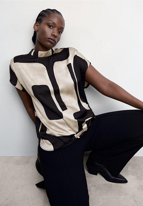 MANGO - Collins blouse plus - light beige