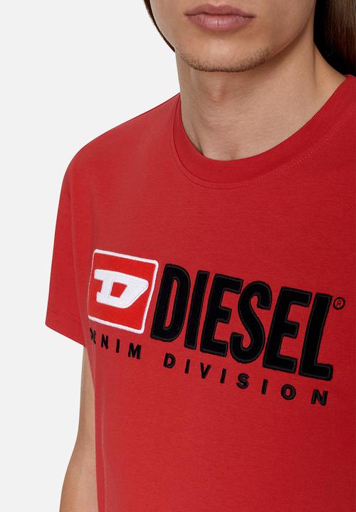 Diesel  - T-diegor-div T-shirt - 44Qdiesel - red
