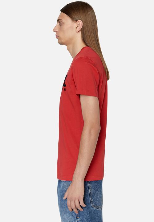 Diesel  - T-diegor-div T-shirt - 44Qdiesel - red