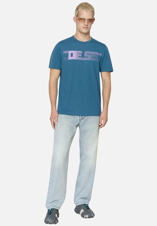 Diesel  - T-just-E19 T-shirt - 8mudiesel - teal