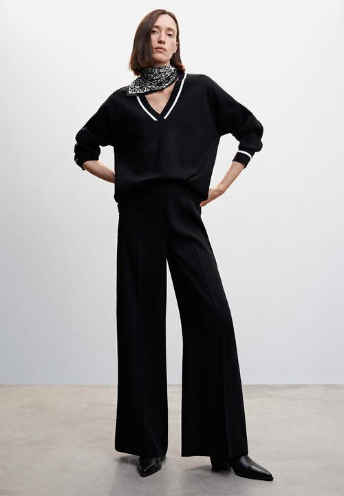 MANGO - Sweater versi - black