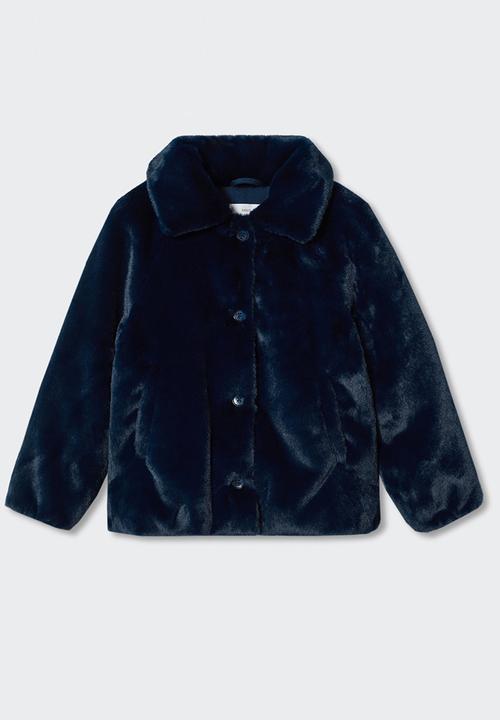 MANGO - Coat larisa - navy