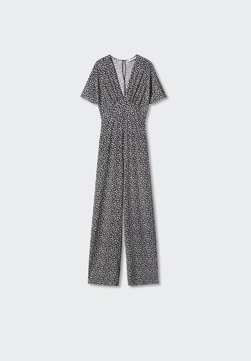 MANGO - Jumpsuit manza - black
