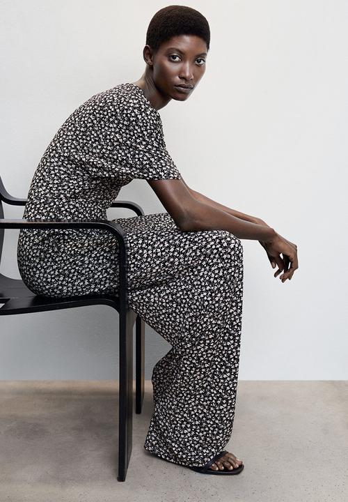 MANGO - Jumpsuit manza - black