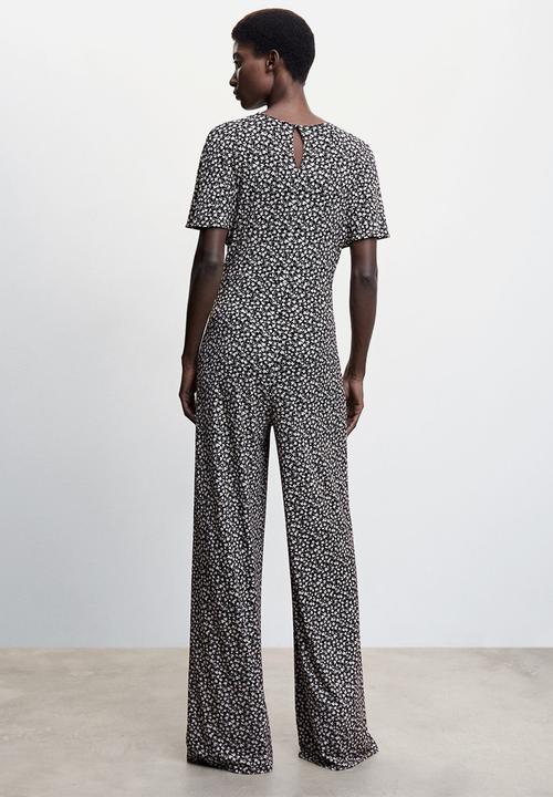 MANGO - Jumpsuit manza - black