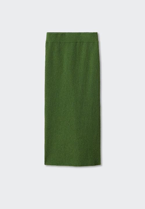 MANGO - SKIRT ADELE - mid green