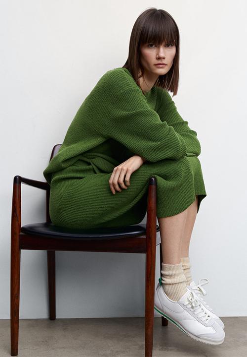 MANGO - SKIRT ADELE - mid green