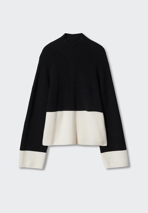 MANGO - Sweater mangus - black