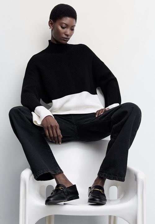 MANGO - Sweater mangus - black