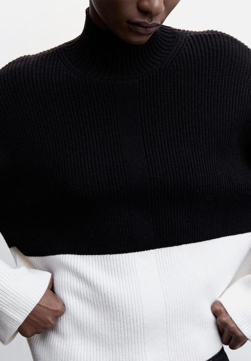 MANGO - Sweater mangus - black