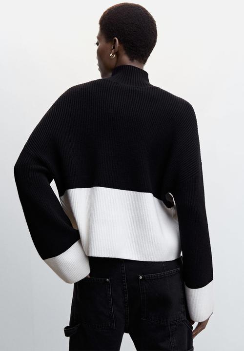 MANGO - Sweater mangus - black