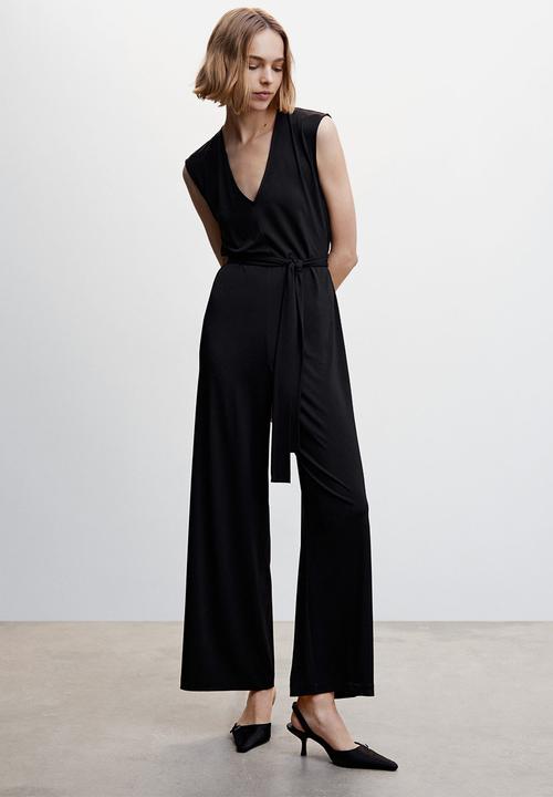 MANGO - Jumpsuit cata - black