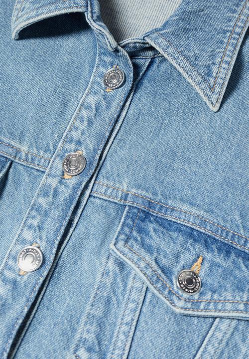 MANGO - One-piece suit frankie - open blue