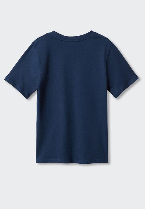 MANGO - T-shirt basic4 - navy