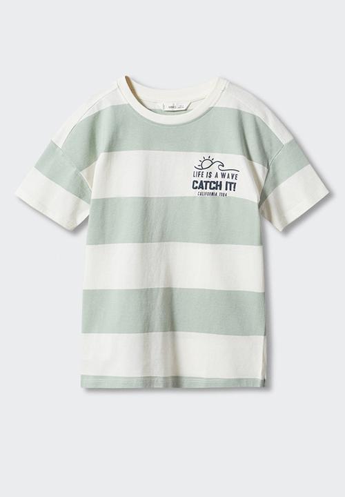 MANGO - T-shirt cali - green