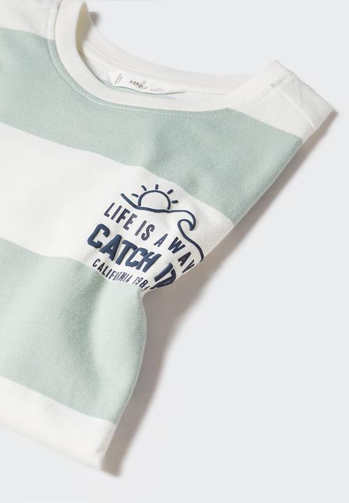 MANGO - T-shirt cali - green