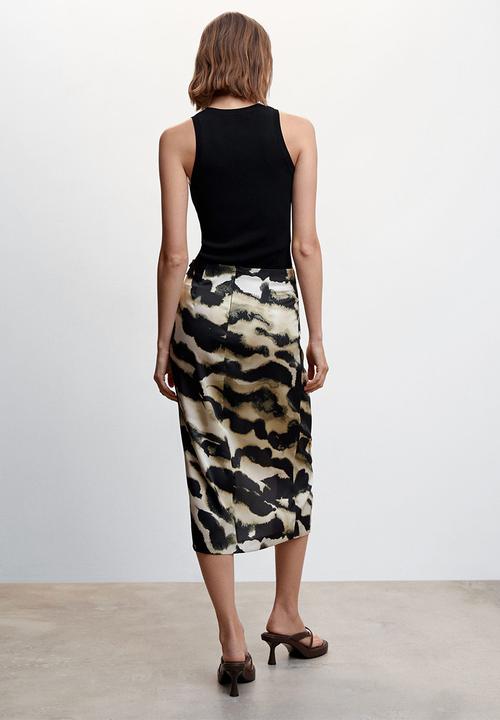 MANGO - skirt camila- black