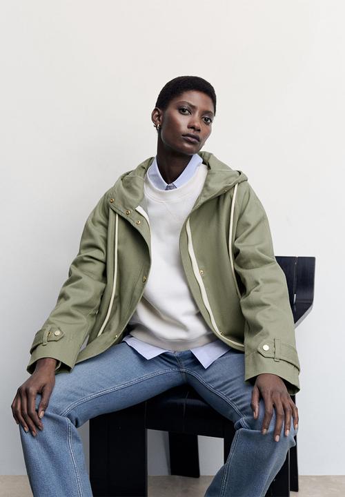 MANGO - Parka perfume - khaki
