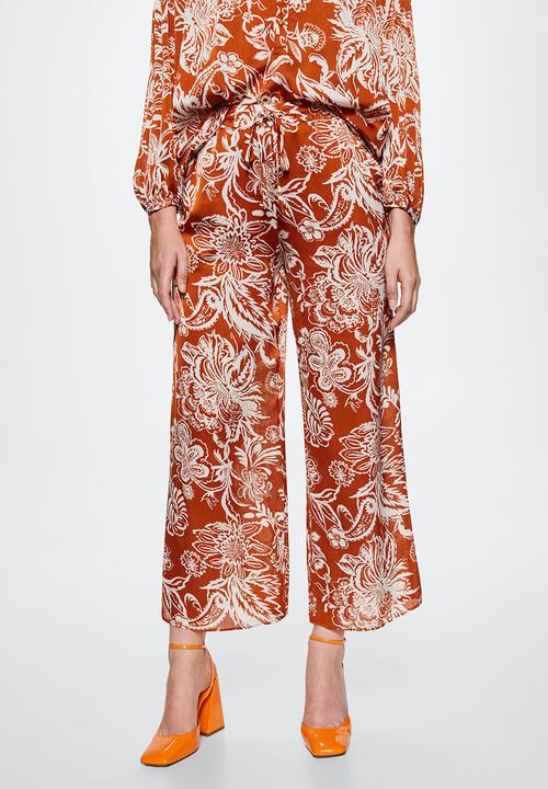 MANGO - Trousers edward-h - medium orange