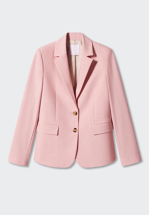MANGO - Blazer borevi - mid pink