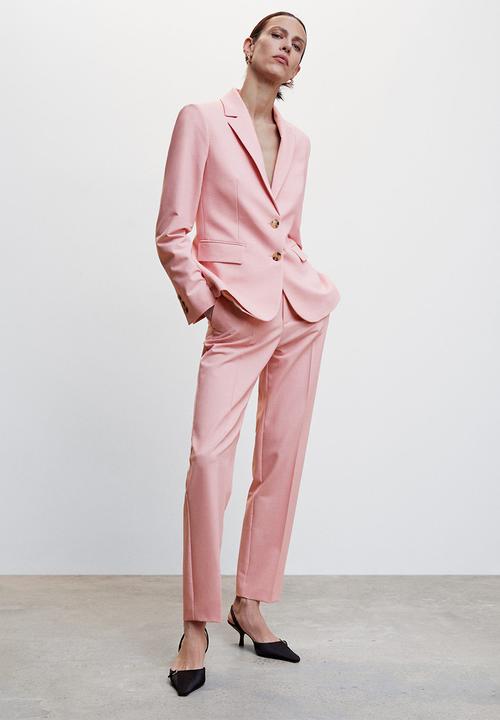 MANGO - Blazer borevi - mid pink