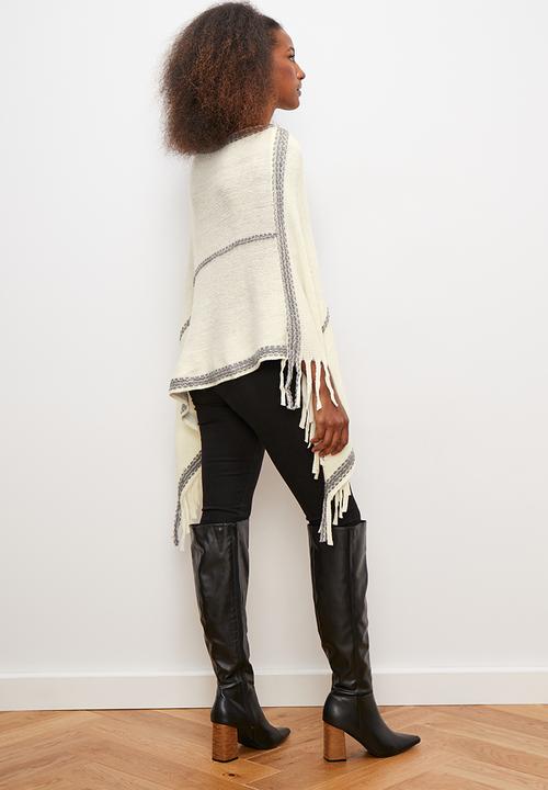 edit - Jamie poncho - cream