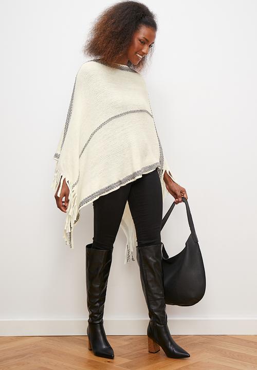 edit - Jamie poncho - cream