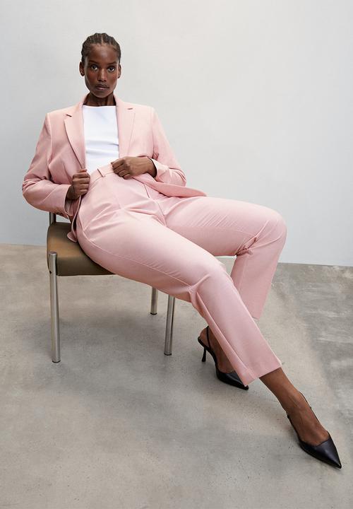 MANGO - Plus trousers borevi - mid pink