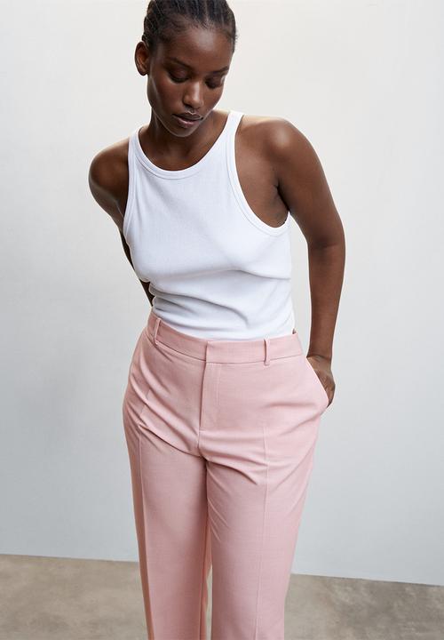 MANGO - Plus trousers borevi - mid pink