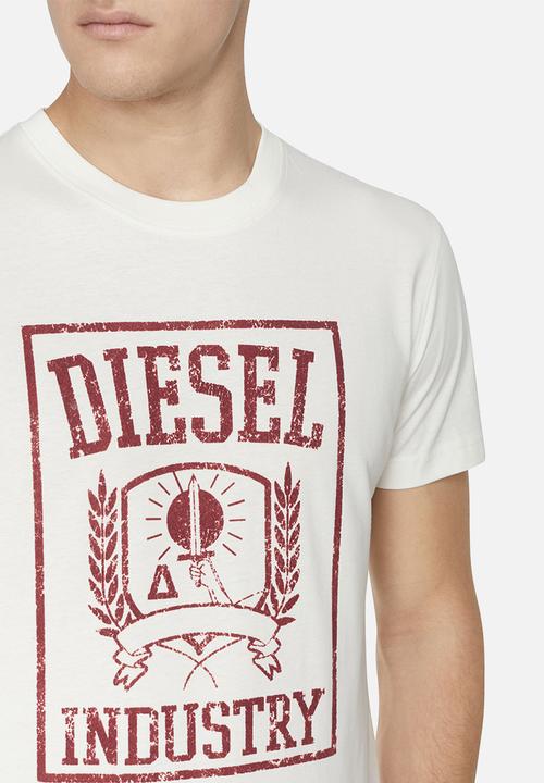 Diesel  - T-diegor-e10 T-shirt - white 