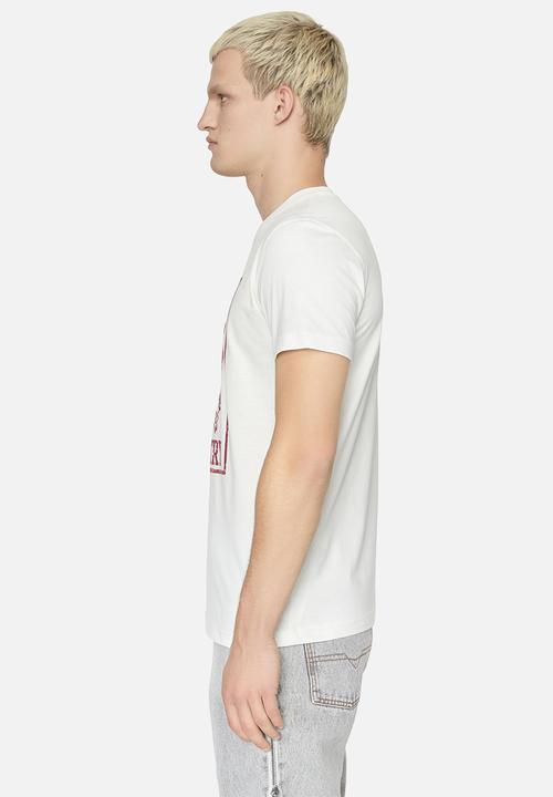 Diesel  - T-diegor-e10 T-shirt - white 