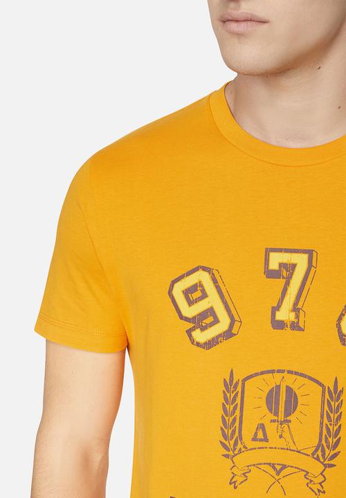 Diesel  - T-diegor-e11 t-shirt - gold 