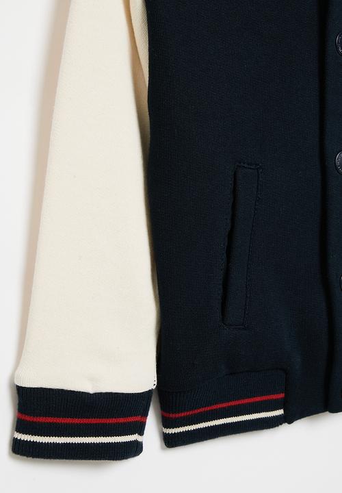 POLO - Boys jake collegiate jacket - navy