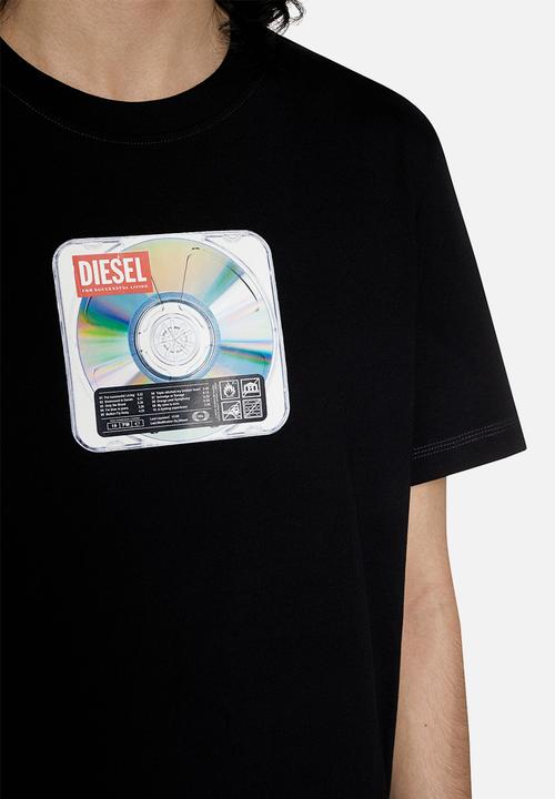 Diesel  - T-diegor-e37 t-shirt - black