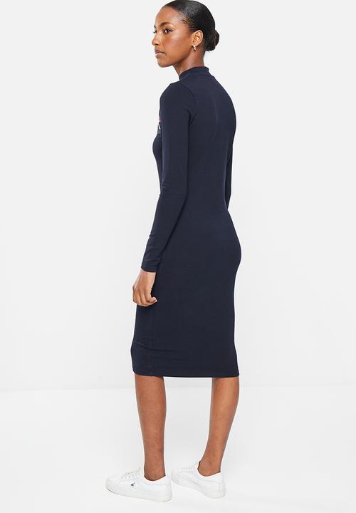 POLO - Wmn sport long sleeve dress - navy