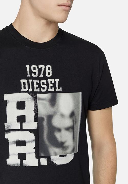 Diesel  - T-diegor-e13 t-shirt - black 